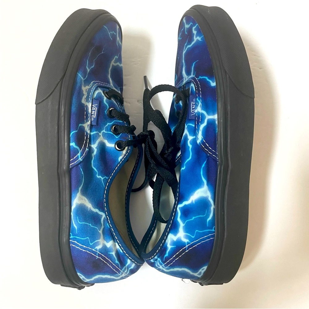 Vans Authentic Lightning Blue/Black Sneakers Unis… - image 8